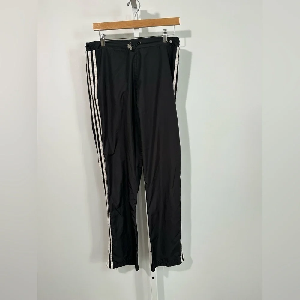 Set of 2 Y2K Adidas 3-Stripes Track Pants (Navy + Black Bundle) Vintage